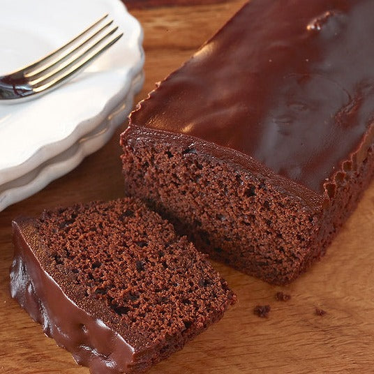 Chocolate Fudge Loaf Cake Beaus Bakehouse